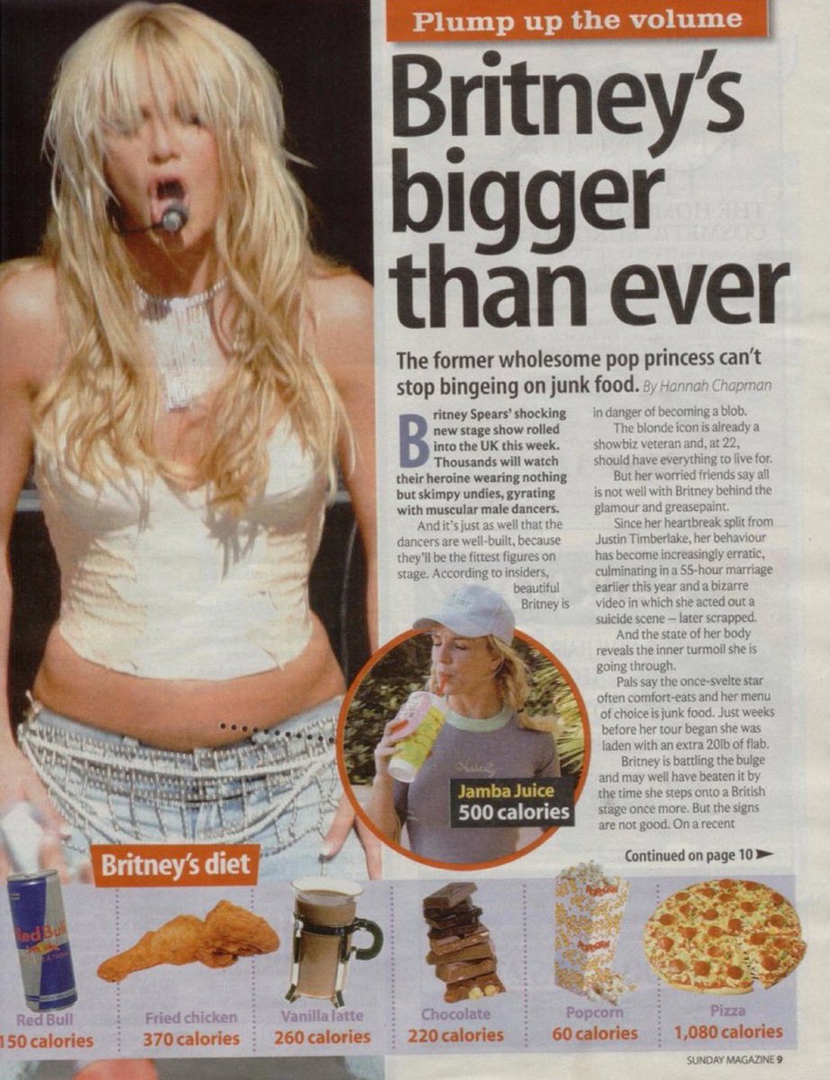 Being a woman in the early 2000’s really was ROUGH… Because wdym this is a real Britney Spears headline?! 😭