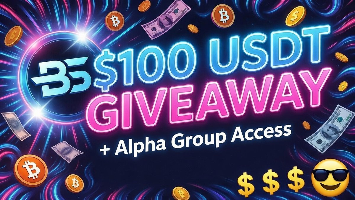 🚨 GIVEAWAY $100 USDT + Access to VIP Group 🚨

Giving away 2 spots!

Each winner gets:
• $50 USDT straight to wallet
• 1 month VIP access to the closed group

Rules:
1. Like + Retweet this post
2. Comment "done"
3. Follow me

 #CryptoTrading  #Airdrop #Giveaway #Signals