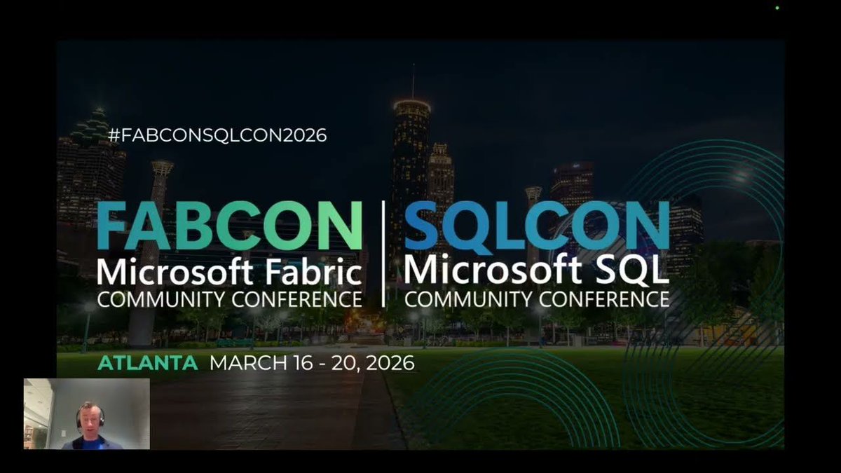 The Microsoft Fabric & SQL Community Conferences tweet media