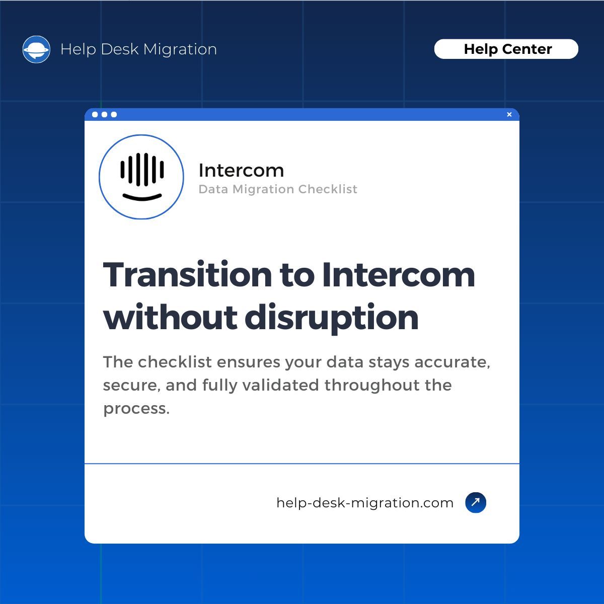 HDMigration's tweet photo. ⭐ Smooth Intercom Data Migration Made Easy!
Make your @Intercom migration fast and stress-free keeping your team productive every step of the way.
Start your Intercom migration today with Help Desk Migration! 🌐 https://t.co/HxACmQfYzg

#helpdeskmigration #intercom #itsm https://t.co/XpuwYHs1Pn