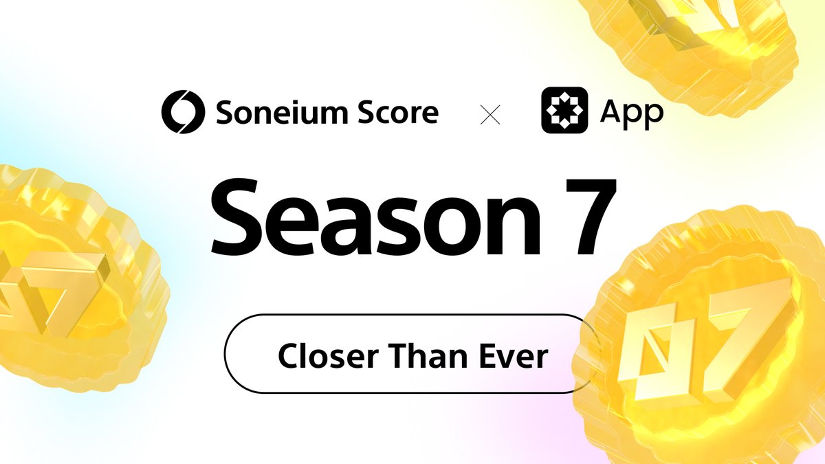 💿 Bonus Score: Startale App quests are now live in Soneium Score Season 07.

Startale App is a SuperApp built for Soneium &amp; more, bringing your onchain activity, rewards, and ecosystem access into one seamless hub, powered by <a href="/StartaleGroup/">Startale 💿</a>.

Score Portal: