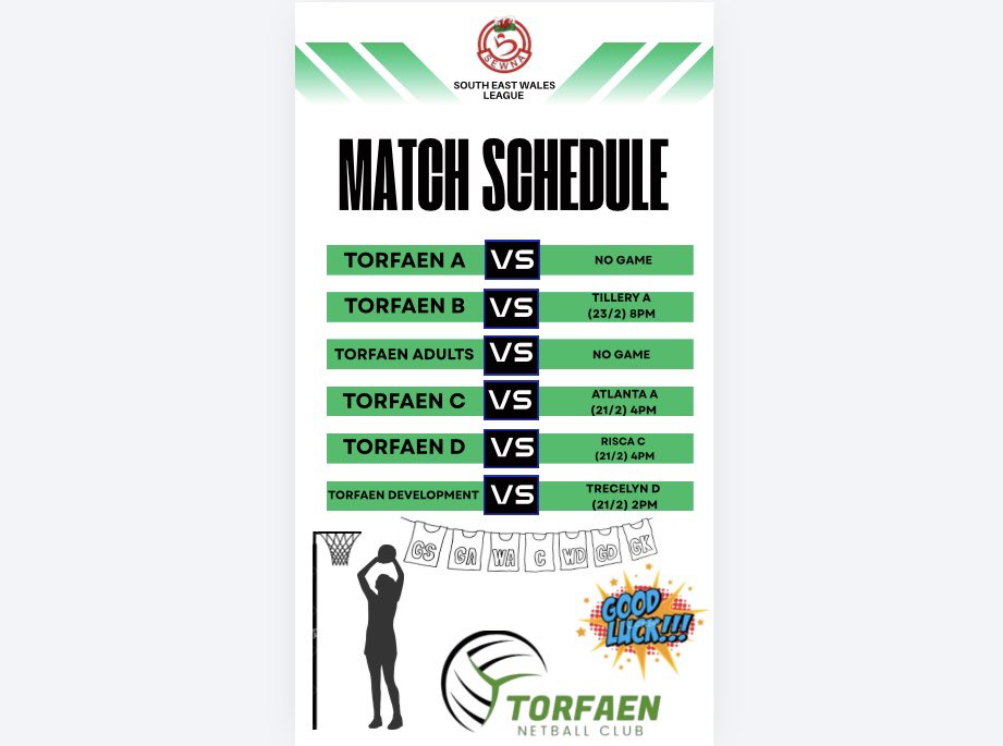 Torfaen Netball Club tweet media