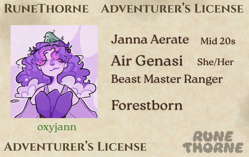 Salutations! Let's welcome in <a href="/oxyjann/">Jann ~ Cloud VTuber 💜☁️</a> and @/AkieraStraberri3 !! 🍃