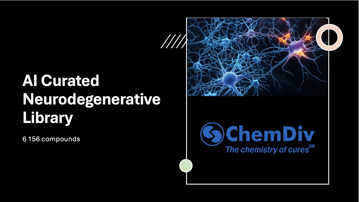ChemDiv's tweet photo. AI Curated Neurodegenerative Library

This combination of biological relevance and AI-refined pharmacokinetics makes the AI Curated Neurodegenerative Library a powerful tool for accelerating the development of next-generation CNS therapies.

https://t.co/Q0LUNws56a https://t.co/EOhyDTihOq