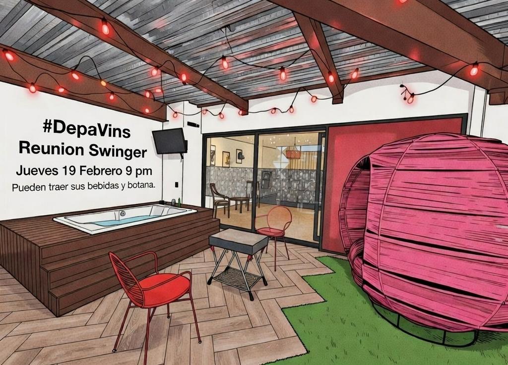 #ReunionSwinger
#JuevesSwinger

Varios me han preguntado sobre la fecha. ¡Es hoy, Jueves 19 de febrero!

Pueden llegar a partir de las 9 PM al #DepaVins. Cada quien trae lo que quiera tomar o botanear.

Para las #NuevasParejitasSw que tienen dudas, les cuento: estas reuniones son