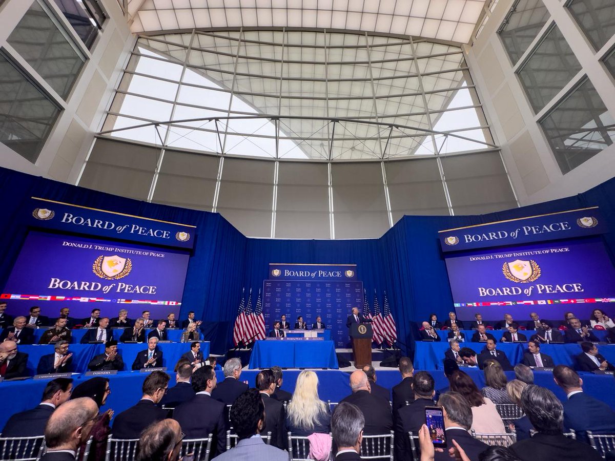 Gracias, presidente <a href="/realDonaldTrump/">Donald J. Trump</a> , por invitar al Paraguay a formar parte de esta iniciativa transformadora por la paz.

Fue un honor participar en la Junta de la Paz y reafirmar nuestro compromiso con el diálogo y la cooperación internacional para impulsar soluciones reales