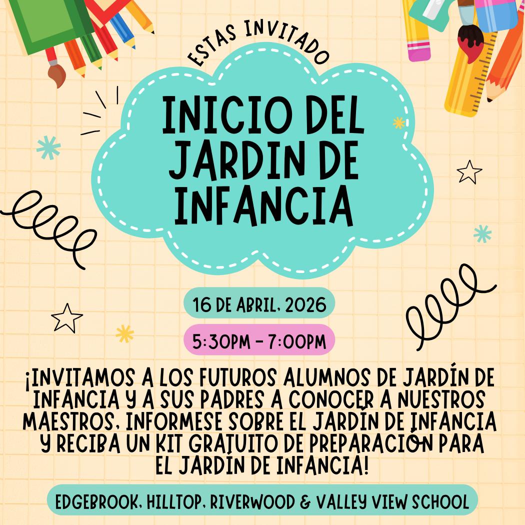 April 16th...save the date...Kindergarten Kickoff!  See you there!  #riverwoodrocks  #d15rocks