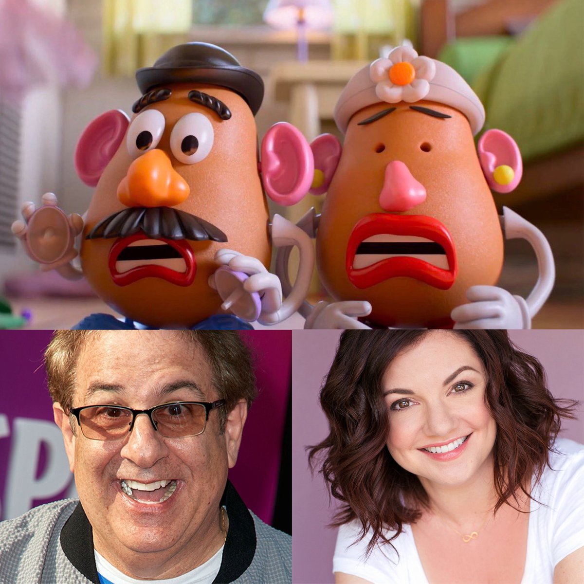 Jeff Bergman and Anna Vocino will voice Mr. and Mrs. Potato Head in ‘Toy Story 5.’

They both take over the roles from Don Rickles and Estelle Harris, who have both sadly passed away.