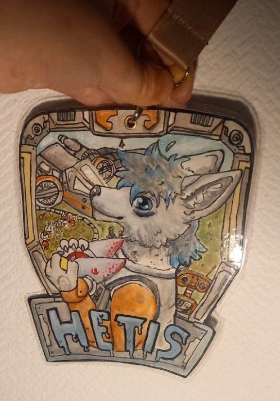 Nalkotheliger's tweet photo. Dernier badge pour #fursuit !

Il me reste 2 plage pour #anthropolis !

Des gens seraient intéressés ?
Vous pouvez me demander un devis en mp 😇

#fursuitbadge #Commission #opencommission #furry https://t.co/tZsTGLjtyf