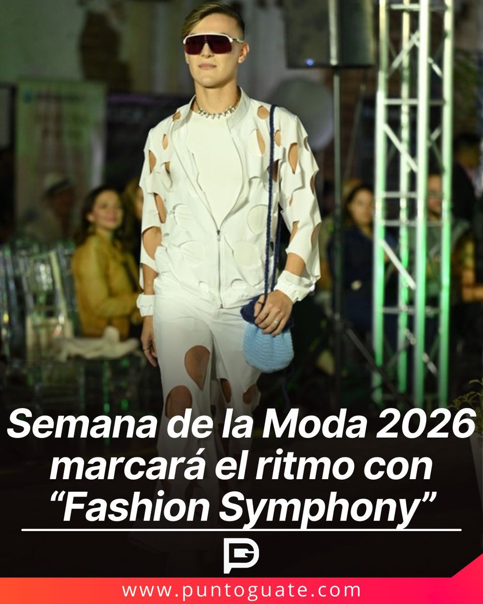 💫 Del 11 al 14 de marzo, SDM 2026 presenta “Fashion Symphony”, una edición que une moda, música y talento nacional e internacional.
🔗puntoguate.com/2026/02/semana… 
.
#SDM2026
#FashionSymphony
#ModaGuatemala
#SemanaDeLaModa
#puntoguate