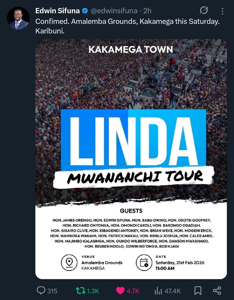 Sifuna is not using his picture anywhere ,sifuna is so different man unlike Omangaa ashadandia kitu imuhusu