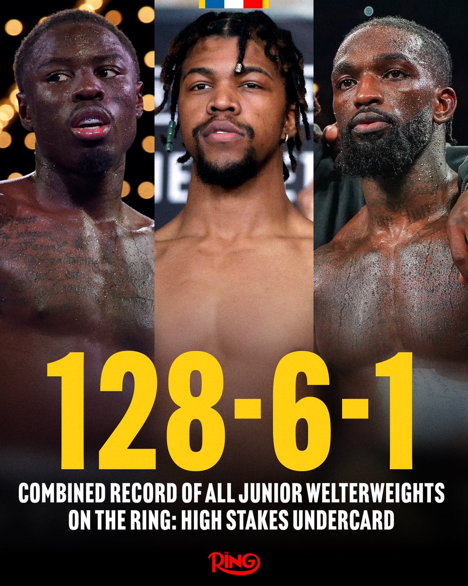 ringmagazine's tweet photo. The undercard of Barrios vs Garcia is stacked with junior welterweight talent 🤯

🥊 Richardson Hitchins: 20-0
🥊 Oscar Duarte: 30-2-1
🥊 Gary Antuanne Russell: 18-1
🥊 Andy Hiraoka: 24-0
🥊 Frank Martin: 19-1
🥊 Nahir Albright: 17-2

🎟️ Get your tickets now: https://t.co/RXnbRRFSCb

The Ring: High Stakes | Exclusively on DAZN | Feb 21st in Las Vegas 🥊