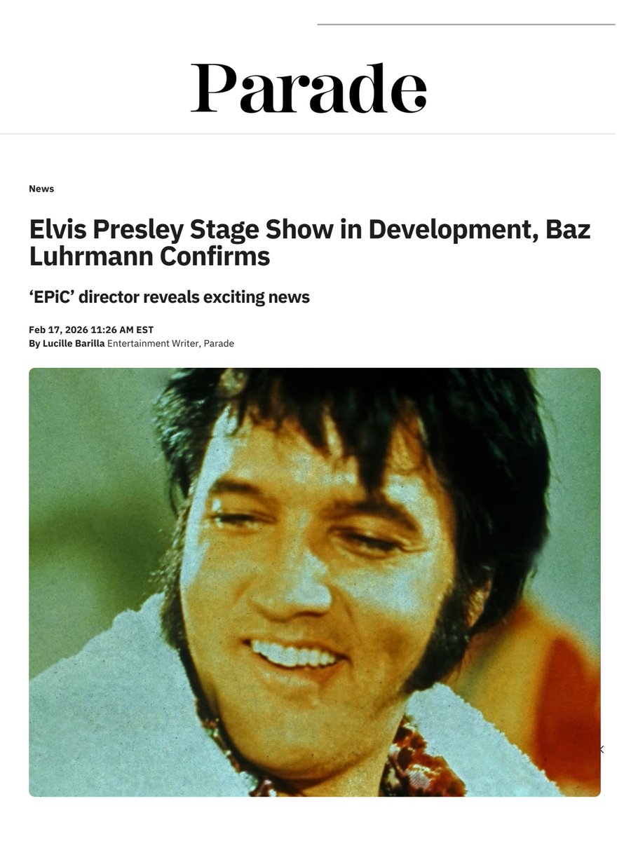 ElvisPresley's tweet photo. Built from decades-old performances and newly restored vault footage, EPiC: ELVIS PRESLEY IN CONCERT is igniting conversation globally.⚡ 

Explore the latest coverage here:
Rolling Stone: https://t.co/Eq7vYGIxJn
The Hollywood Reporter: https://t.co/G9etvtnv5H
Parade: https://t.co/UCDHAVvoZn