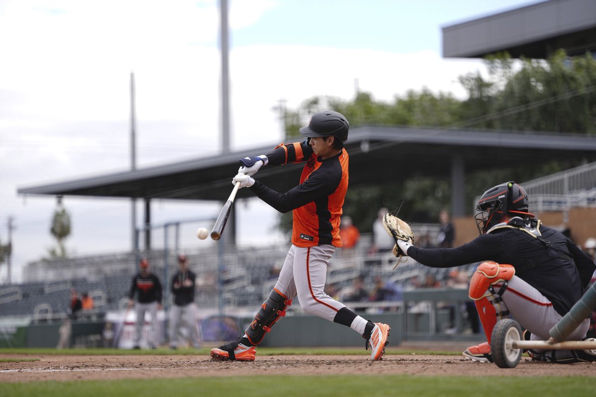 SFBayNewsLab's tweet image. 자이언츠 스프링캠프 이정후, #sfgiants #junghoolee #이정후