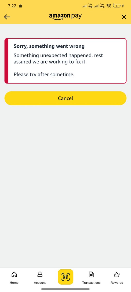 XRajdeepBagchi's tweet photo. @AmazonHelp @amazonIN My Amazon Pay UPI is not deregistering and saved bank/credit cards are not showing during checkout ("Unable to fetch payment methods"). L1 &amp; L2 support closed my tickets falsely claiming it's resolved! Please look into this immediately. #AmazonPay https://t.co/twrzj3fYVR