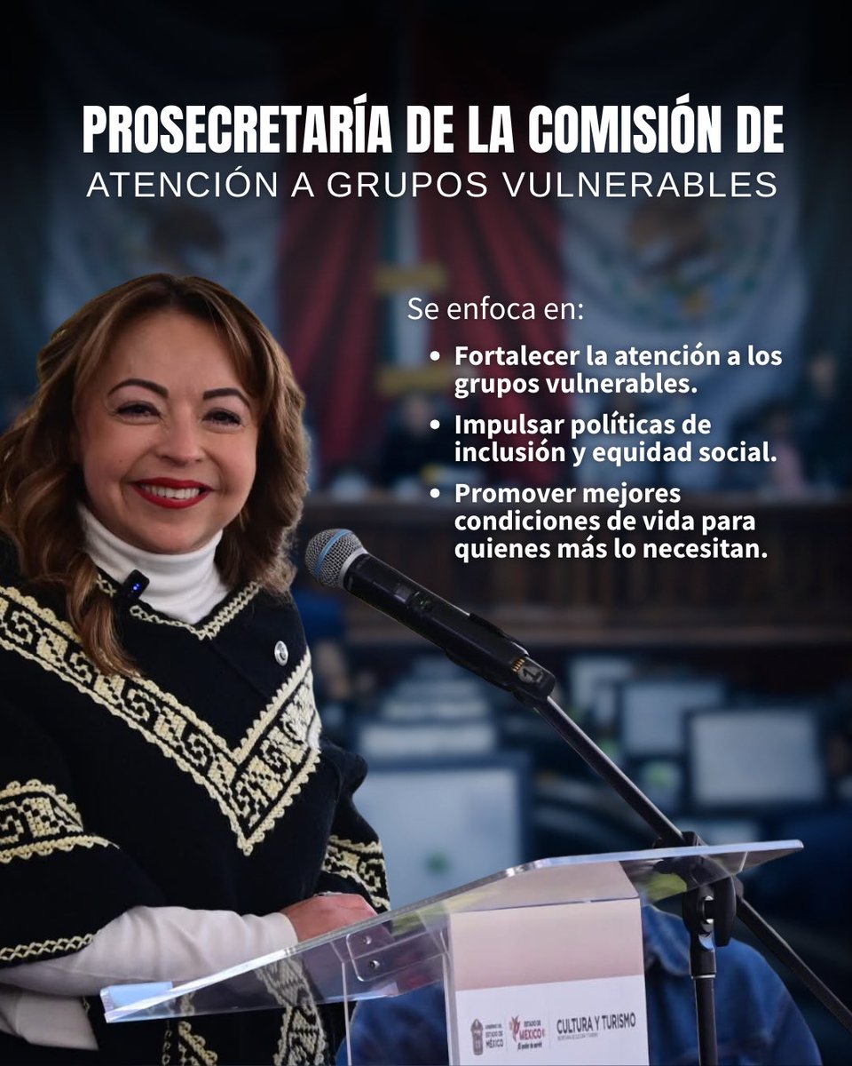 DipPRIedomex's tweet photo. 💼 Detrás de cada resultado hay trabajo en comisión.
Desde el Congreso, la diputada @LiliUrbina_ impulsa el desarrollo turístico y artesanal y fortalece la atención a grupos vulnerables. 🤝🏛️
En el #GPPRI trabajamos en propuestas que impactan la vida de las y los mexiquenses.
#TrabajoLegislativo #ResultadosQueImpactan #CongresoEdoméx #Comisiones