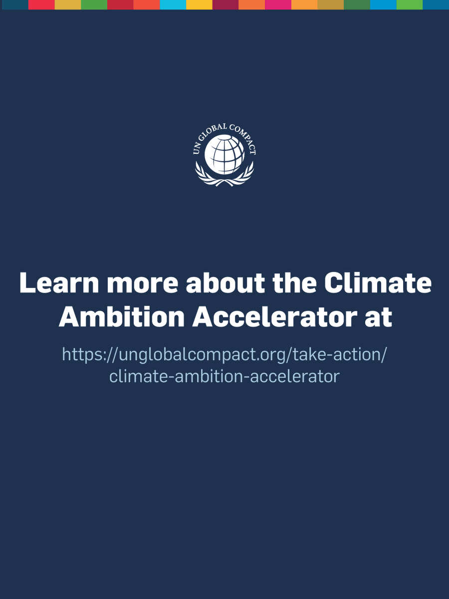 globalcompact's tweet photo. Applications are now open for the 2026 Climate Ambition Accelerator!

This six-month programme is designed to equip companies with the knowledge and skills they need to set #ScienceBasedTargets aligned with the 1.5°C pathway. Join us on the path towards net-zero emissions by 2050. 

🔗 Learn more & apply: https://t.co/dCDrZKTK5k

#ScienceBasedTargets #ClimateAmbitionAccelerator
