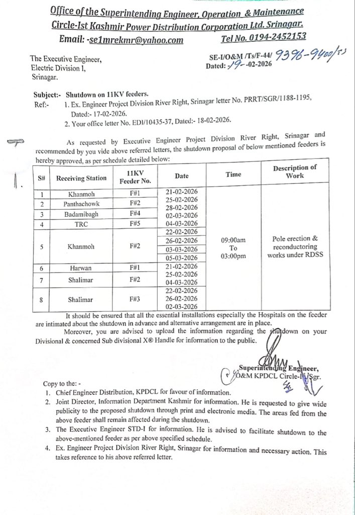O&M KPDCL DALGATE SUB-DIVISION tweet media