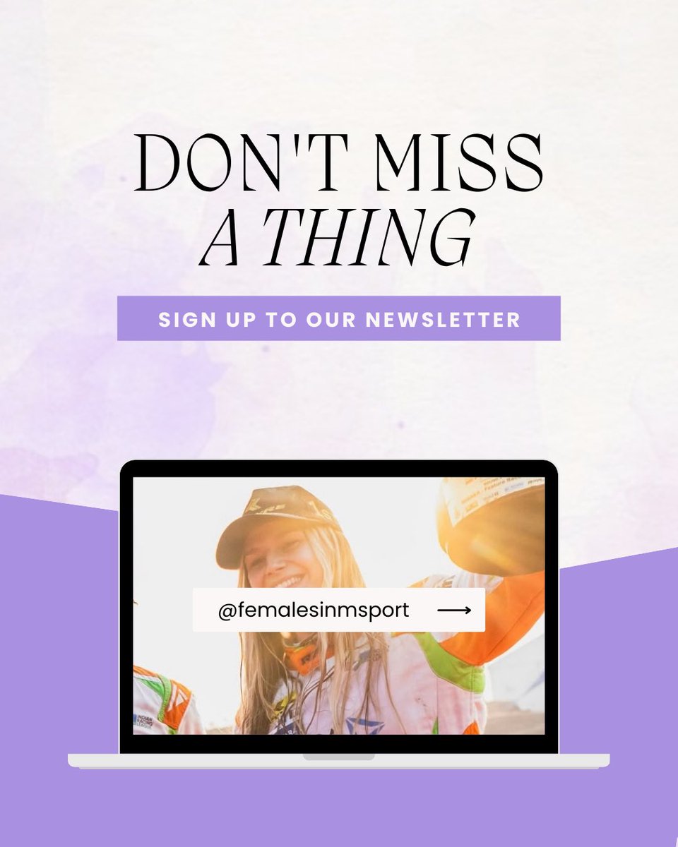 FemalesinMSport's tweet image. 🚨Check your inbox 🚨

Issue 16 has officially dropped, and we are breaking down the biggest motorsport headlines from the past two weeks.

Subscribe via Substack @femalesinmsport or follow the link: substack.com/@femalesinmspo…

#WomeninMotorsport #RepresentationMatters