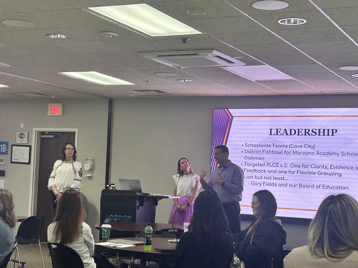 Earlier today, I attended the Dishman McGinnis presentation at the Marzano: Implementing a Competency-Based System session <a href="/GRRECKY/">GRRECKY</a>. So proud of the amazing work happening at Dishman &amp; throughout <a href="/BGISD/">Bowling Green Independent Schools</a>. Proud to partner with <a href="/robertjmarzano/">Robert J. Marzano</a> to improve teaching &amp; learning