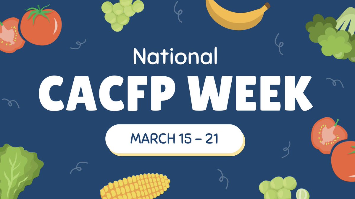 National CACFP Week is coming up, and if you’re looking for recipe inspiration, we’ve got you covered! 

Check out #CACFPWeek recipes here:
ow.ly/JI4450Y4r5E