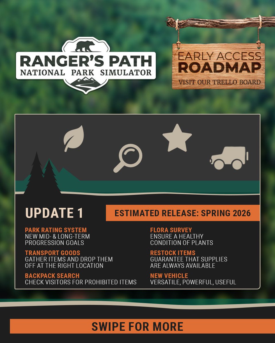 Ranger's Path: National Park Simulator tweet media