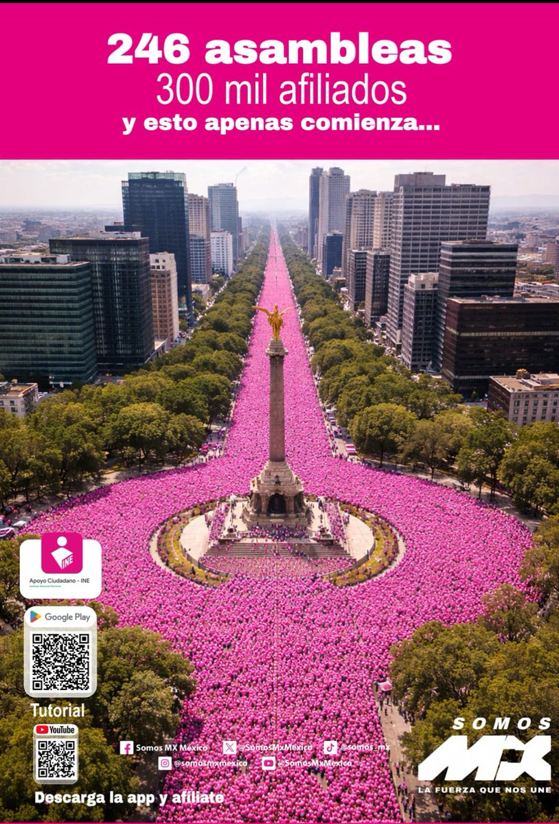 Apenas comienza!
SomosMx... La Fuerza que nos Une!
<a href="/SomosMxMexico/">SomosMxMexico</a>