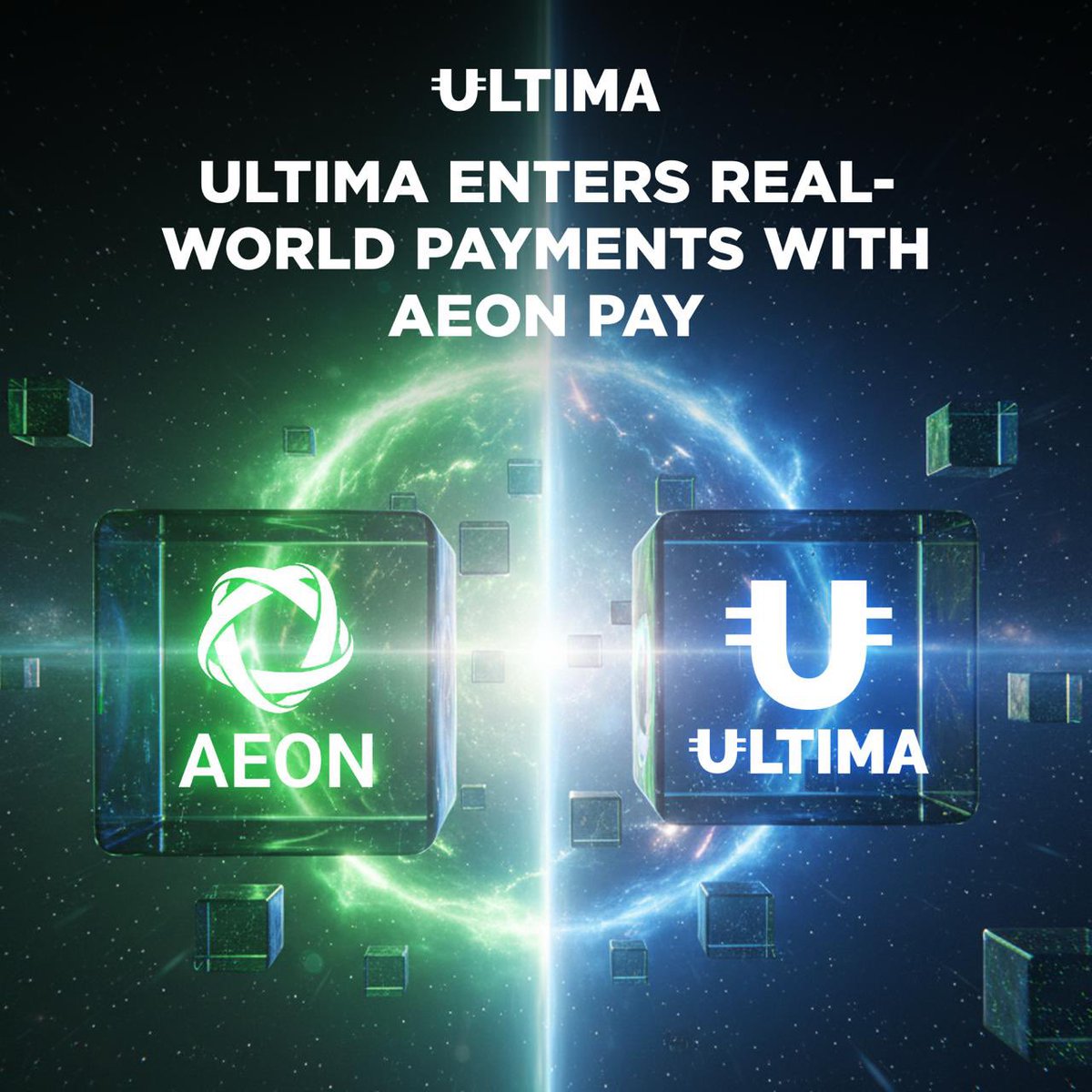 ⚡️ ULTIMA ENTERS REAL-WORLD PAYMENTS WITH <a href="/AEON_Community/">AEON.XYZ</a> 

🔹 The Ultima ecosystem continues expanding the real-world utility of $ULTIMA: the coin is now integrated into the AEON Pay payment infrastructure, enabling everyday payments in ULTIMA for millions of users worldwide —