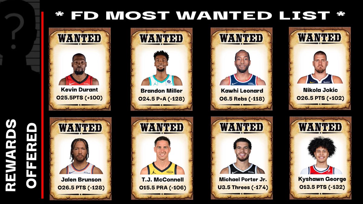 🏀🏀 NBA IS BACK 🏀🏀

See our newly created “MOST WANTED LIST” containing props and parlay pieces to target: 

#GamblingX #GamblingTwitter #NBA #NBApicks #BestBets #Fanduel #FDMW

PARLAYS CAN BE FOUND ONLY ON OUR IG ✅ >>

<a href="/fdmostwanted/">Fanduel Most Wanted 🎯</a> <a href="/fdmostwanted/">Fanduel Most Wanted 🎯</a> <a href="/fdmostwanted/">Fanduel Most Wanted 🎯</a>
