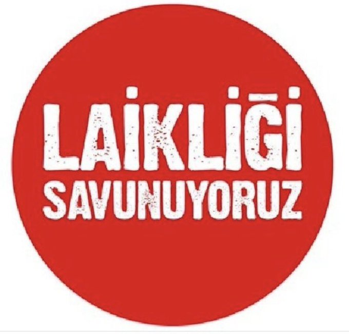 Lâiklik; Herkesin inancını özgürce yaşayabilmesinin güvencesidir. Çağdaş hukuka, akla ve bilime dayanır.
 
Lâikliği savunmak; ATATÜRK'ün en büyük mirası LÂİK CUMHURİYET'e sahip çıkmaktır.

Şeriatçı dayatmaları reddediyoruz!

#TürkiyeLaiktirLaikKalacak