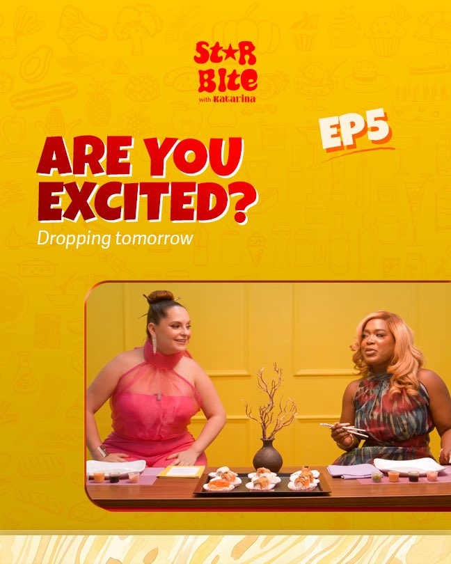 StarBiteby's tweet image. Only 1 Day left until Moet Abebe takes over Starbite! We served her hot questions and delicious sushi.
The full review drops tomorrow on YouTube!
Subscribe via the link in bio so you don't miss the drop! 🔗
#starbite #moetabebe #sushi #lagosrestaurants #Foodie #newepisode