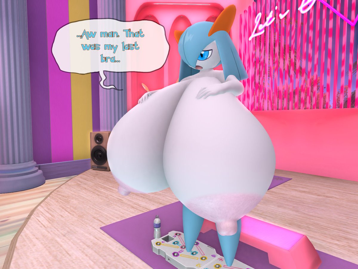 Welp, looks like it's another trip to the hyper clothing store. Hopefully the mall has one.
One of Joanna's horns is chipped, so she doesn't have as much control of her psychic powers that Jay and Cleone do. She relies much more heavily on compression clothing because of this.