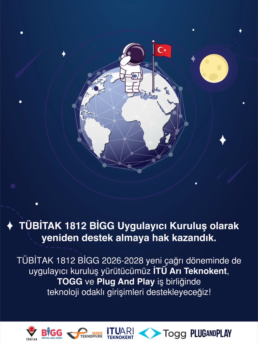 BiggDunya's tweet photo. BİGGDÜNYA’da yeni bir dönem başlıyor! 💚

TÜBİTAK 1812 BİGG Uygulayıcı Kuruluş olarak yeniden destek almaya hak kazandık. https://t.co/4uNbzwAke9