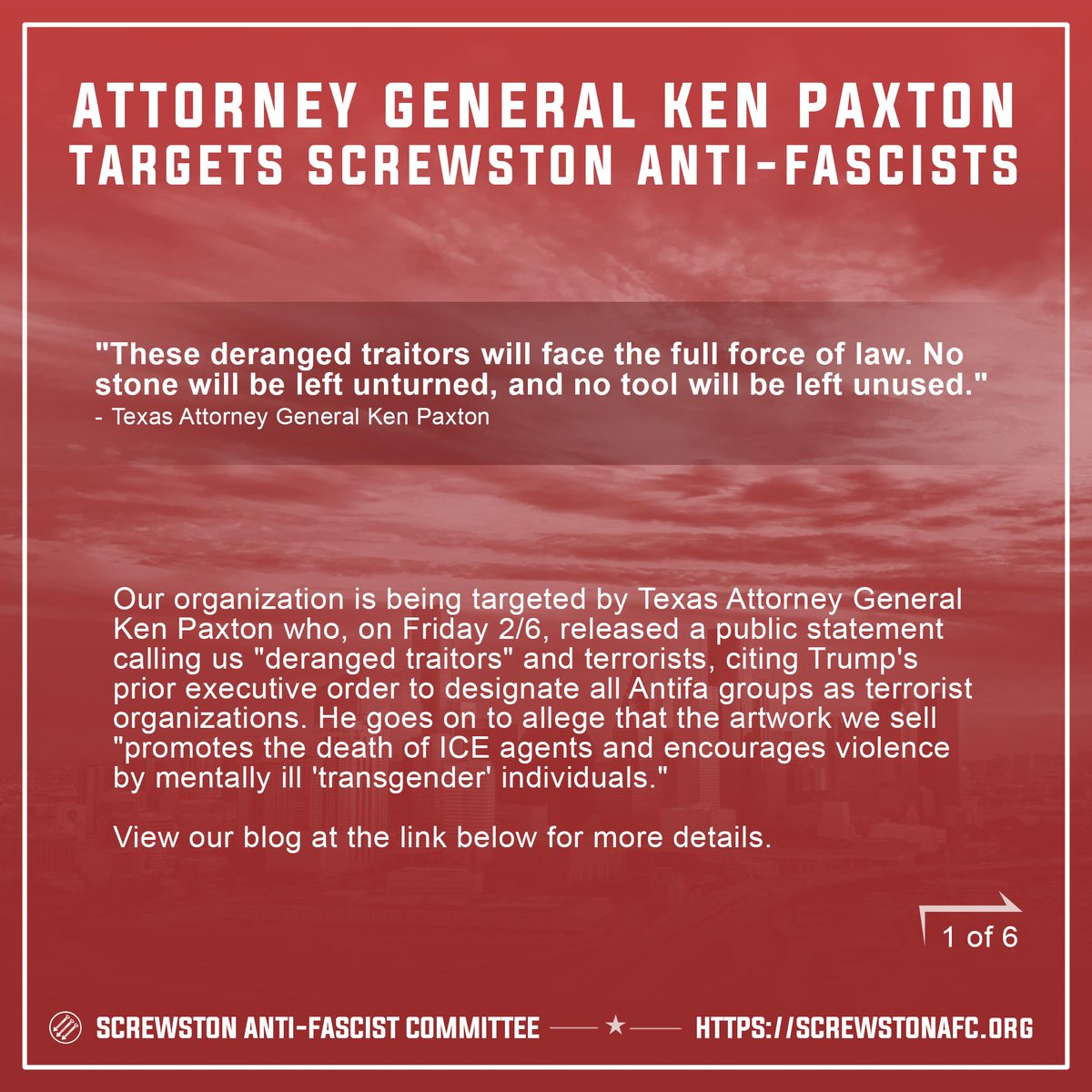 Screwston Anti-Fascist Committee tweet media