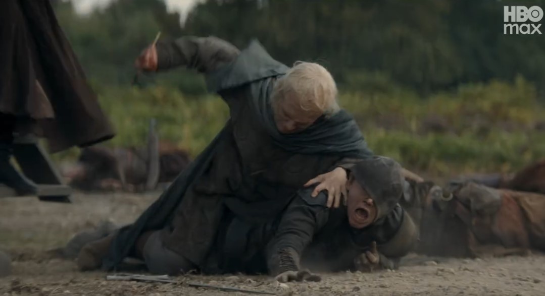 She's bald! She's bald and torturing people who have hair!