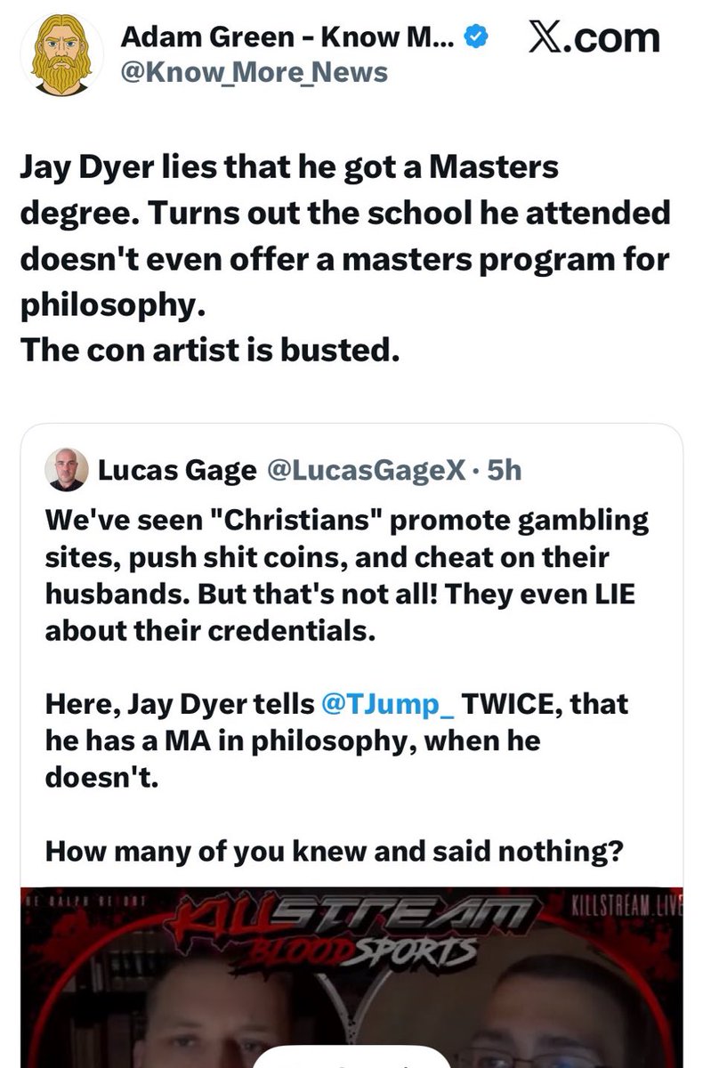 Jay Dyer tweet media