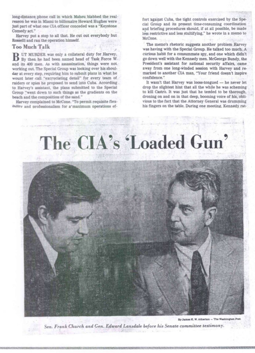 David C. Martin’s article on Bill Harvey, Washington Post, 10/10/76. (2 of 3)