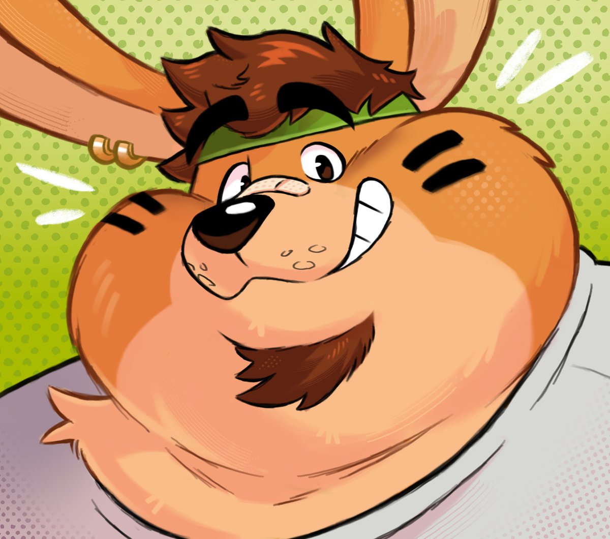 wwwonderpuff's tweet image. Oh gosh, I got turned into a kangaroo! Didn’t know it meant being so ROUND too, but I could get used to this… 

Happy Febrooary y’all! 

friggen amazing comm by the ever lovely @SPLASHBEAW !!  💚