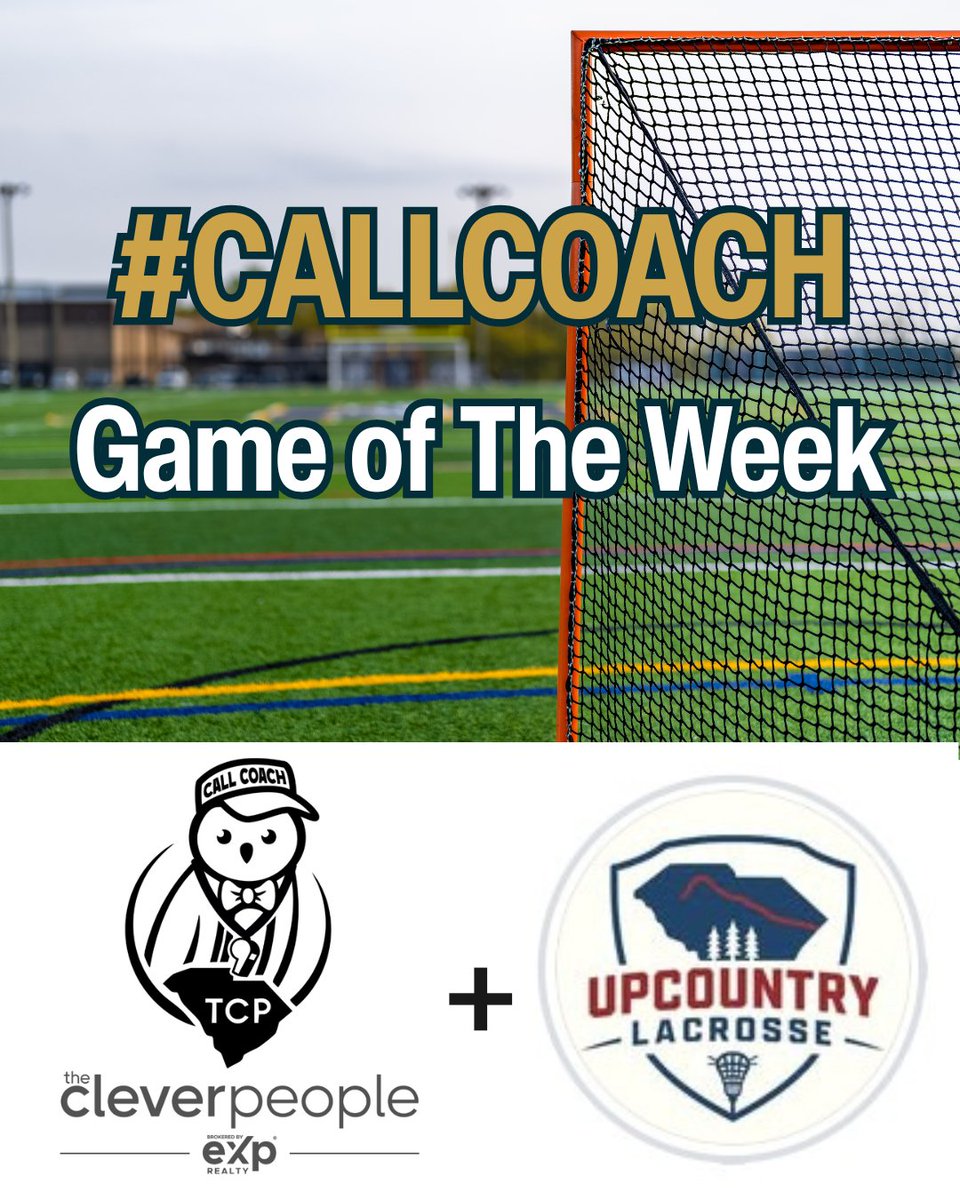 jbuttrey75's tweet photo. Proud to partner with Upcountry Lacrosse as the Title Sponsor of the 2026 CALLCOACH Lacrosse Games of the Week!
Sports have shaped so much of my life, and I’m fired up to spotlight this great game and the incredible student-athletes who play it.
Let’s go! 🥍
#CALLCOACH #Lacrosse https://t.co/IfEpnBJ7j0