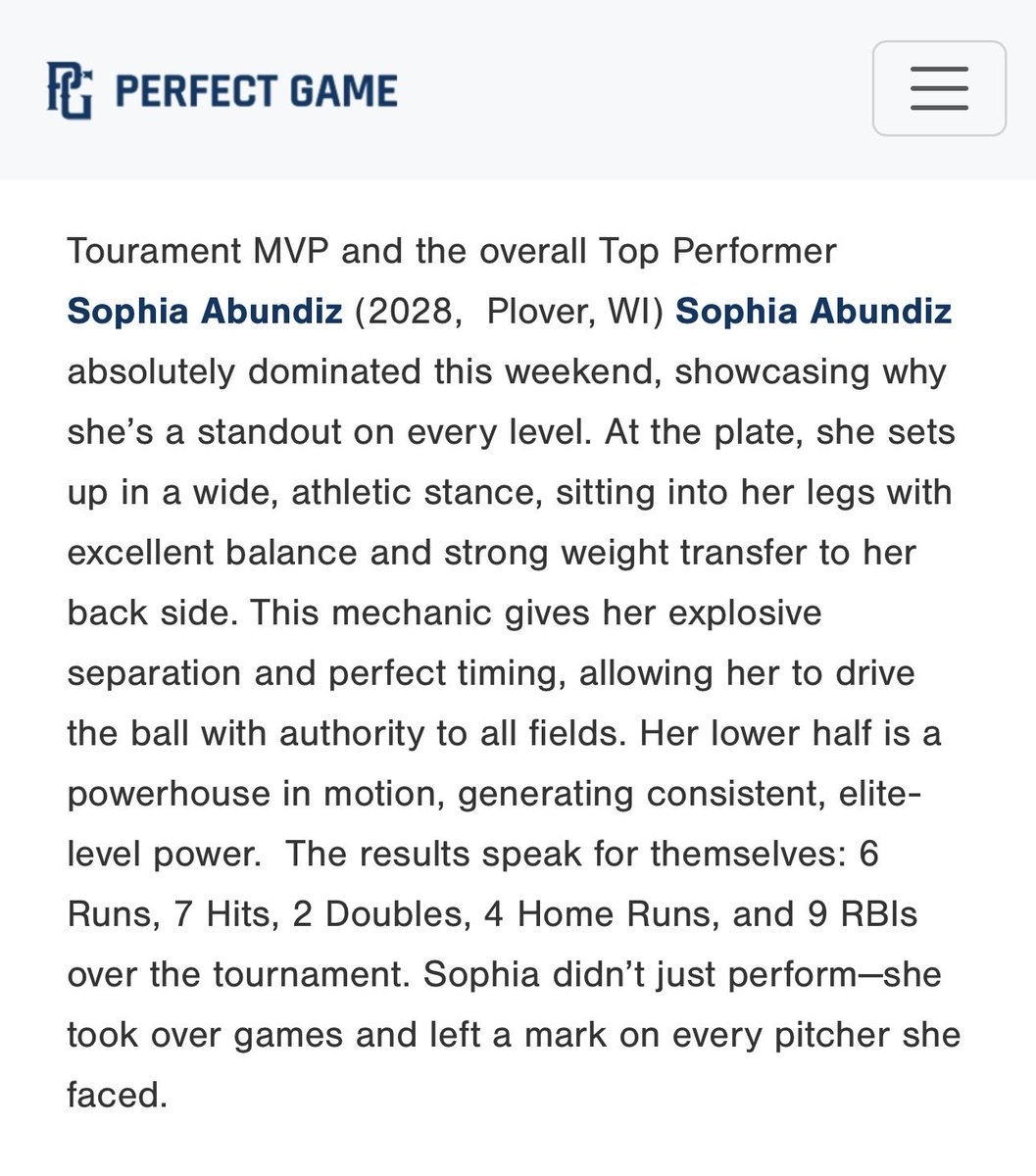 Sophia Abundiz (2028) tweet media