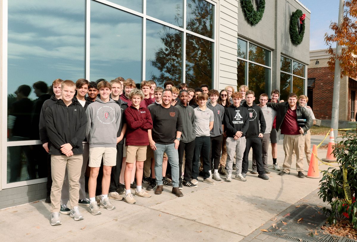 Iron_Academy's tweet photo. Recently, our students took a field trip to Prime Barbecue, where they experienced world-class barbecue and an even greater lesson in Gospel-shaped leadership from founder Christopher Prieto.

Excellence is never the goal; Christ is. https://t.co/60qRIe9vGB