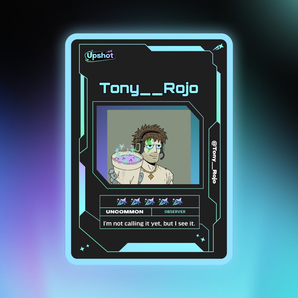 Tony__Rojo's tweet photo. Just ripped my Predictor Card!

Ready to claim instant cash prizes, free packs and more.

Welcome to Prediction Play on @upshot_cards

Your turn
https://t.co/6S8sVaRTpy https://t.co/a9FkxbEXOl