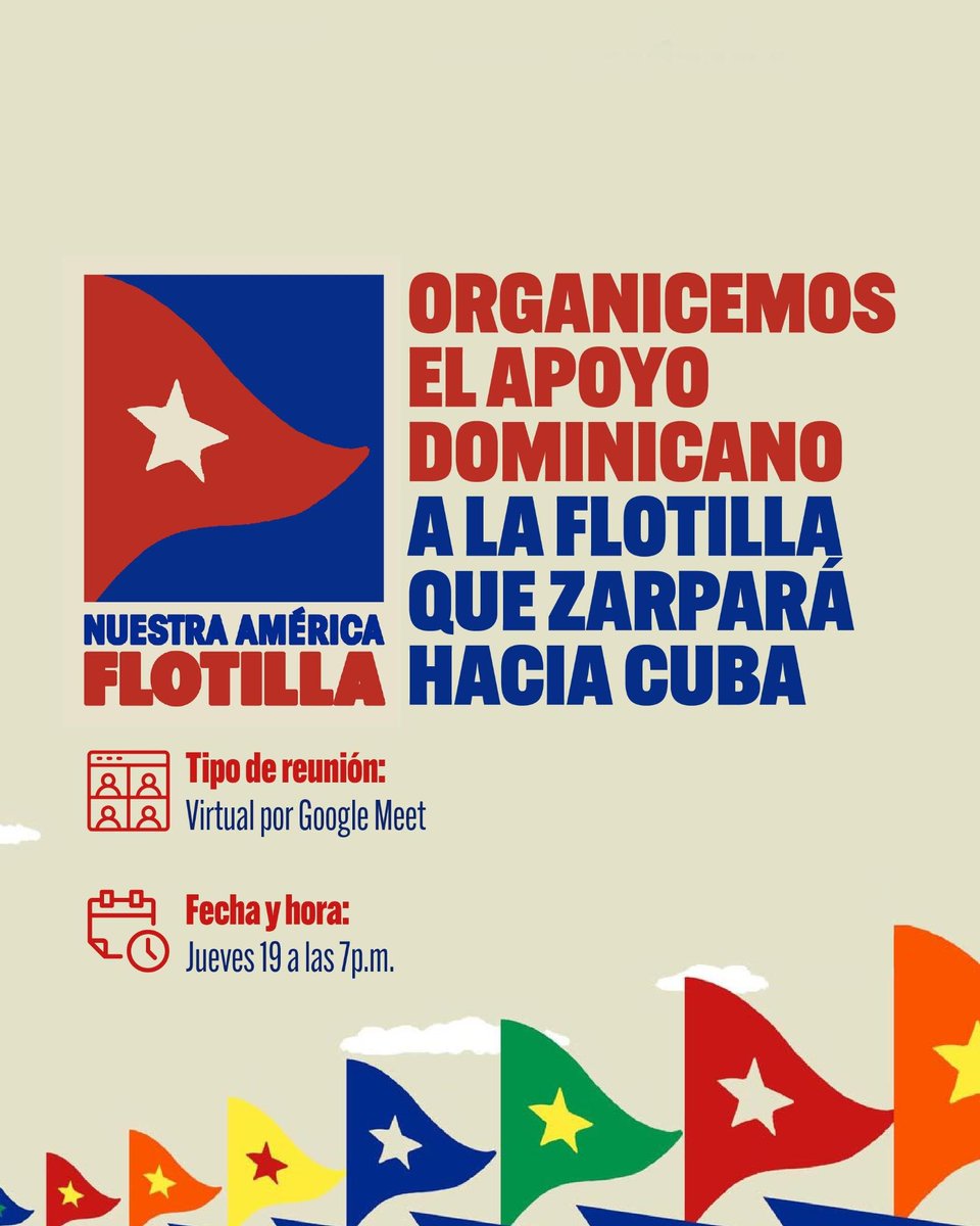 PalestinaRD's tweet photo. Te invitamos a ser parte del proceso de organización para llevar ayuda humanitaria desde RD a Cuba, en el contexto del bloqueo de hidrocarburos con el que Estados Unidos ataca la isla. 

Escríbenos para recibir el link de la reunión. https://t.co/Axn7N8UD5d