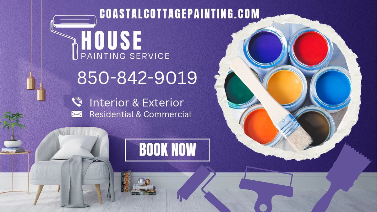 CoastalCottage3's tweet photo. Ready for a fresh coat of paint this Spring? Inside or out we can get it done for you. Call or text us. https://t.co/1l5qLyoZEa