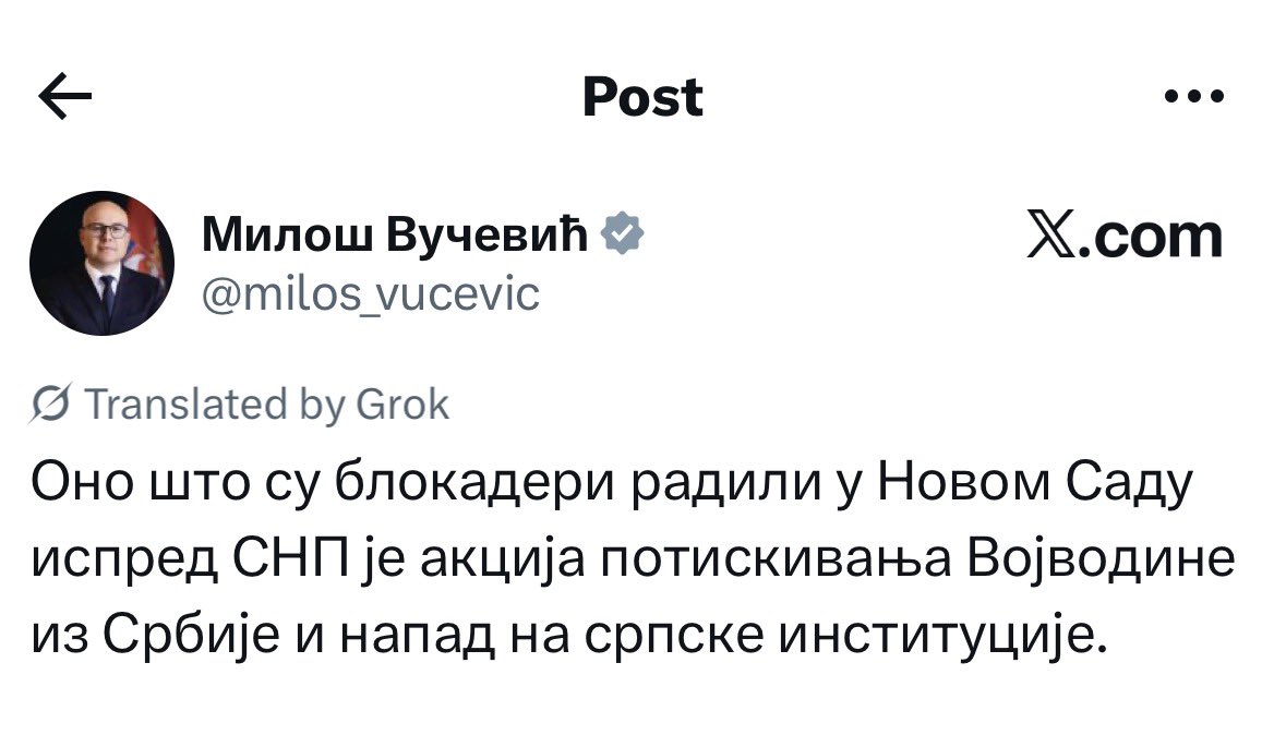 Kakva belosvetska zamena teza, stati pa gledati.