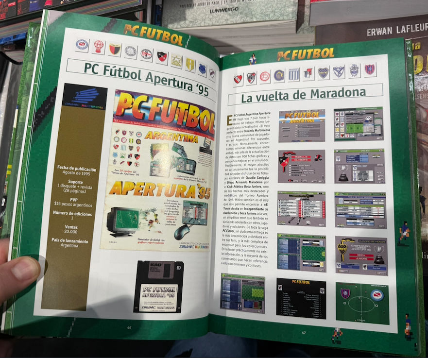 ¿Se acuerdan del PC Fútbol? En España se publicó un libro contando la historia de todas las ediciones del juego, incluyendo las argentinas.