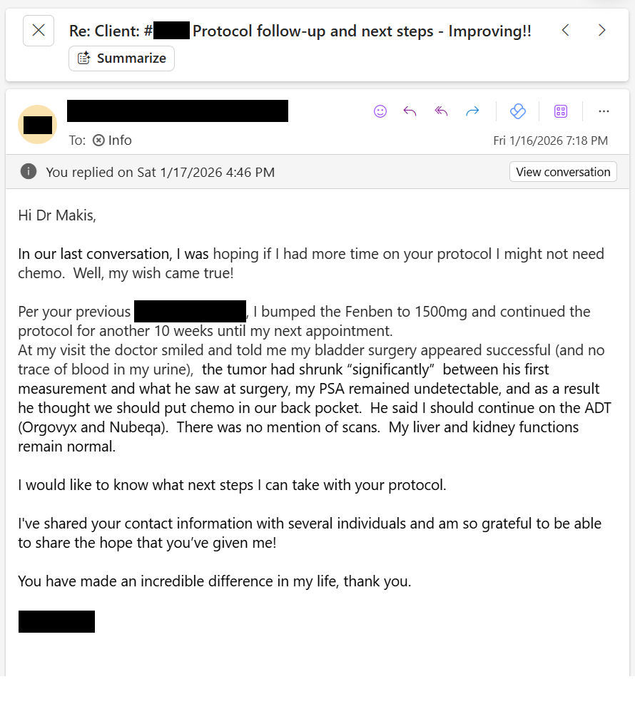 NEW ARTICLE: IVERMECTIN and FENBENDAZOLE Testimonial - 63 year old man with Stage 4 Prostate cancer and extensive metastases reports after 6 months with a miraculous turnaround!!

Guess who hates my Cancer Success testimonials!🤔

Alberta Premier Danielle Smith's lawyer Mylene
