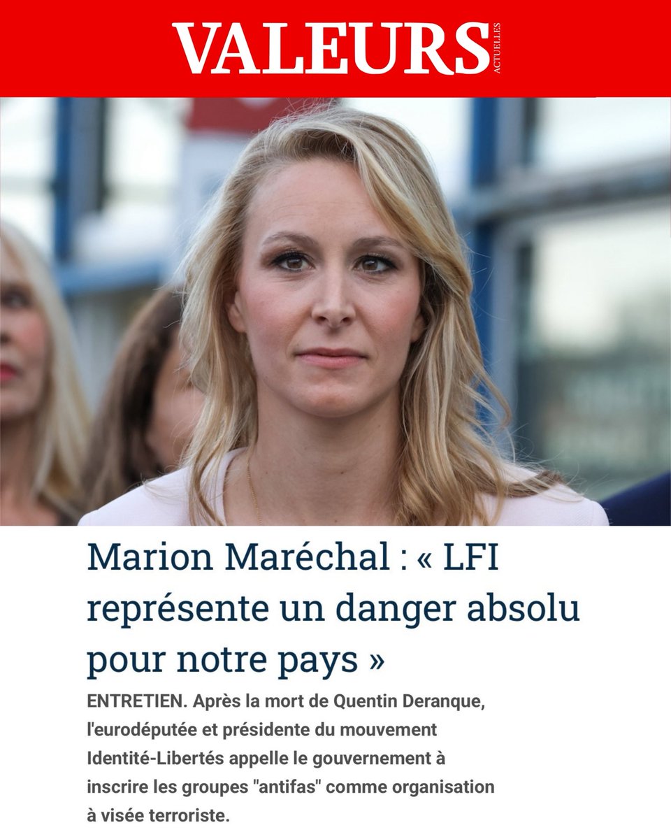 Marion Maréchal tweet media