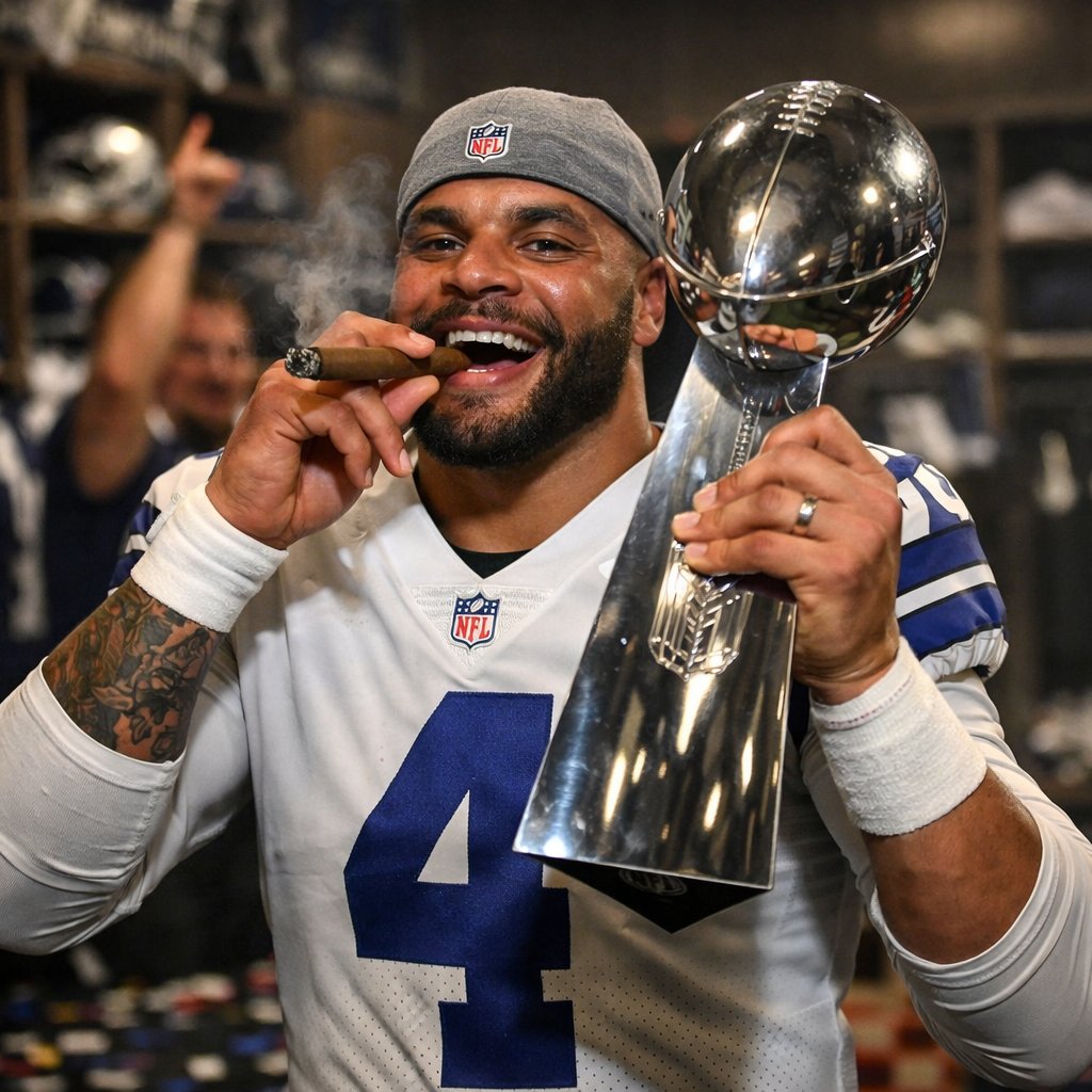 TRUE or FALSE - 

Dak Prescott will win a Super Bowl in his career