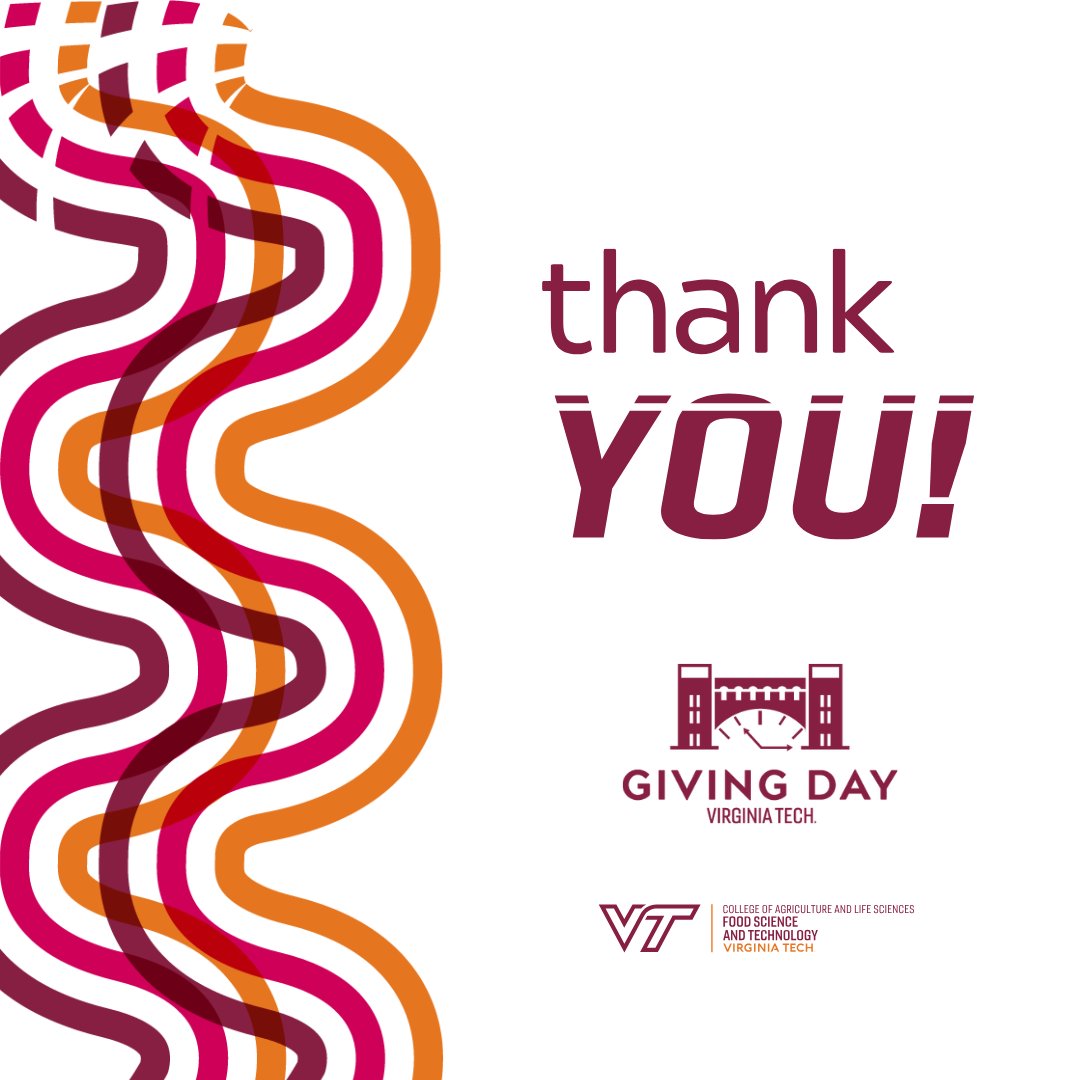 Virginia Tech Food Science & Technology Department tweet media